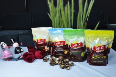 Bao bì các sản phẩm từ hạt Macca – Delix