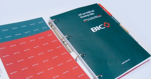 Thiết kế biểu tượng, hồ sơ thiết kế thương hiệu BIC